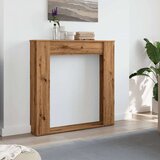 vidaXL Okvir za kamin artisan hrast 100x20x100 cm inženirski les | Shoptok.si