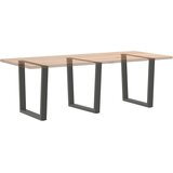  Noge za blagovaonski stol V-oblika 3 kom antracit 90 x (72-73,3) cm čelik | shoptok.hr