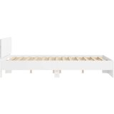  Okvir kreveta s uzglavljem i LED bijeli 160 x 200 cm | shoptok.hr