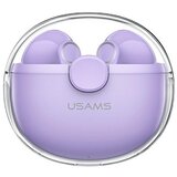 Usams BLUETOOTH 5.1 TWS SLUŠALKE BREZŽIČNE ZA TELEFONE VIJOLIČNE, (21968725) Cene