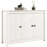  Komoda bijela 100 x 35 x 74 cm od masivne borovine | shoptok.hr