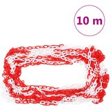 vidaXL Prometni stebrički 10 kosov z verigo 75 cm PE | Shoptok.si