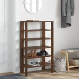 vidaXL Regal za čevlje rjav hrast 61x32x105 cm inženirski les | Shoptok.si
