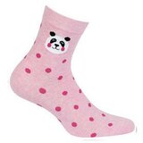 Gatta G44.01N Cottoline girls' socks patterned 33-38 rose 392 Cene