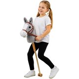 HOBBY Horse Horse on a Stick Horse Head Galloping Neighing Sounds Gray 100 cm | Shoptok.si
