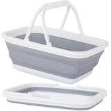  Zložljiva silikonska nakupovalna košara z ročaji 16L | Shoptok.si