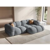 Cosmopolitan Design Siva kotna sedežna garnitura (desni kot/z ležalnikom) Loretto – | Shoptok.si