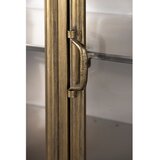 Dutchbone kovinska vitrina v zlati barvi 100x80x38,5 cm gertlush – | Shoptok.si