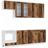  Kuhinjska jedinica LYON 8 kom. Staro drvo Konstruirano drvo - Staro drvo 80 cm Cijene