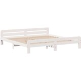  Okvir kreveta bez madraca bijeli 180x200 cm od masivne borovine | shoptok.hr