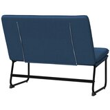  Klupa plava 100 x 75 x 76 cm od tkanine | shoptok.hr