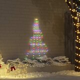  LED Božićno drvce s zemljanim klinovima Šareni 182 cm Metal | shoptok.hr