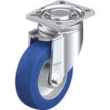 Blickle Vrtljivo kolo iz jeklene pločevine LH-ALBS, kolo s Ø 125 mm, nosilnost 370 kg, mere ploščice 100 x 85 mm | Shoptok.si