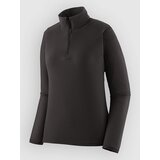 Patagonia Cap LW Zip Neck Base Layer Top black Cene