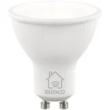SMART HOME LED Žarnica, GU10, WiFI 2.4GHz, 5W, 470lm, 2700K-6000K, 220-240V, BELA Kampanja