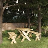 The Living Store Vrtna klop 110 cm impregnirana borovina - Vrtna Klop, (21480082) | Shoptok.si