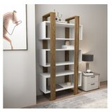 Hanah home polica za knjige reina walnut white | ePonuda.com