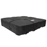 vidaXL Osnova za dežnik Črna Plastika 88 x 88 x 19 cm Vrtilna | Shoptok.si