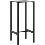  Barski stol crni 50x50x110 cm od čelika obloženog prahom | shoptok.hr
