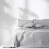 AmeliaHome Prekrivač Meadore 240x260 cm, siva / svijetlo siva Slike