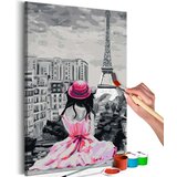  Slika za samostalno slikanje - Paris - Eiffel Tower View 40x60 Cijene