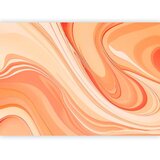  Foto tapeta - Peach Abstraction - Abstraction with Smoothly Transitioning Colors in Orange Tones 100x70 | shoptok.hr
