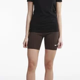 Nike Sportswear Classics Women's High-Waisted 8" Biker Shorts Baroque Brown/ Sail