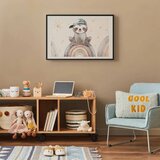  Plakat - Little Animal Among Stars and Rainbows 42x29.7 Crni okvir s margom | shoptok.hr
