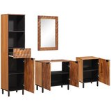  Setovi za kupaonicu 4 pcs Acacia smeđi finiš Čvrsto drvo manga | shoptok.hr
