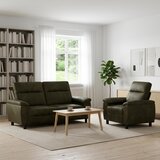  Set sofe 2 pcs Maslinasto zelena Umetnička suknja koža | shoptok.hr