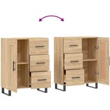  Komoda boja hrasta sonome 69,5x34x90 cm od konstruiranog drva | shoptok.hr