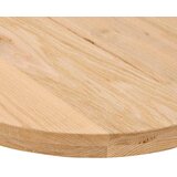 Stolna ploča 120x60x4 cm od ovalna masivna hrastovina | shoptok.hr