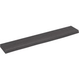  Stenska polica temno siva 60x10x2 cm obdelana trdna hrastovina, (20810850) Cene