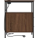 vidaXL Noćni ormar Smeđi hrast 30 x 48 x 61 cm Konstruirano drvo | shoptok.hr