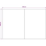  Zamjensko platno za tendu Žuta i bijela 350 x 250 cm Poliester | shoptok.hr