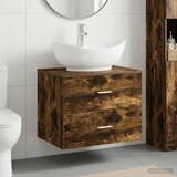  Set namještaja za kupaonicu Dimljeni hrast Konstruirano drvo Smeđa 62.5 x 44.5 x 50 cm | shoptok.hr