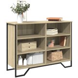 vidaXL Komoda sonoma hrast 101x35,5x74,5 cm inženirski les Cene