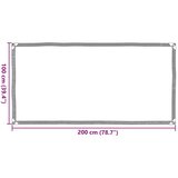 CERADA s rupama *Transparent*an 1 x 2 m Polietilen - 1 x 2 m | shoptok.hr