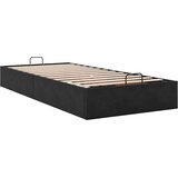  Otomanski okvir kreveta bez madraca crni 100x200 cm baršunasti | shoptok.hr