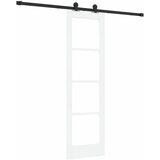  Klizna vrata ORKDAL 61 x 198,5 cm Masivna borovina i staklo | shoptok.hr