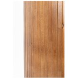 White Label Vitrina iz masivnega kavčukovca v naravni barvi 100x80x38 cm Yaz – | Shoptok.si