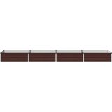  Povišeni vrtni krevet Smeđa 320 x 80 x 24 cm | shoptok.hr