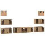  Set TV komoda 8 kom. Umjetnički hrast Konstruirano drvo | shoptok.hr
