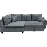 MID.YOU KOTNA SEDEŽNA GARNITURA, mikrovelur antracit | Shoptok.si
