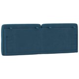  Jastuk za uzglavlje plavi 120 cm baršunasti | shoptok.hr