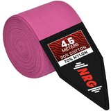 NRG Fitness Boks povoj 4,5 m elastična podpora - Roza, (5000070899) | Shoptok.si