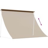Nadstrešnica Bež 300 x 150 cm 180 g / m² poliester s PU premazom | shoptok.hr
