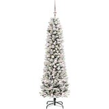 vidaXL Umestno božično drevo med 300 LED Zelena in bela 180 cm | Shoptok.si