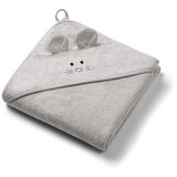BabyOno ručnik bambus 100x100 cm, with ears, siva | shoptok.hr