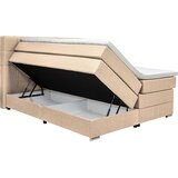 CARRYHOME POSTELJA BOXSPRING 180 cm x 200 cm , tekstil bež | Shoptok.si